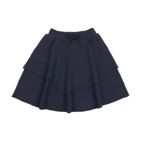 Kin And Kin Blue Layered Skirt