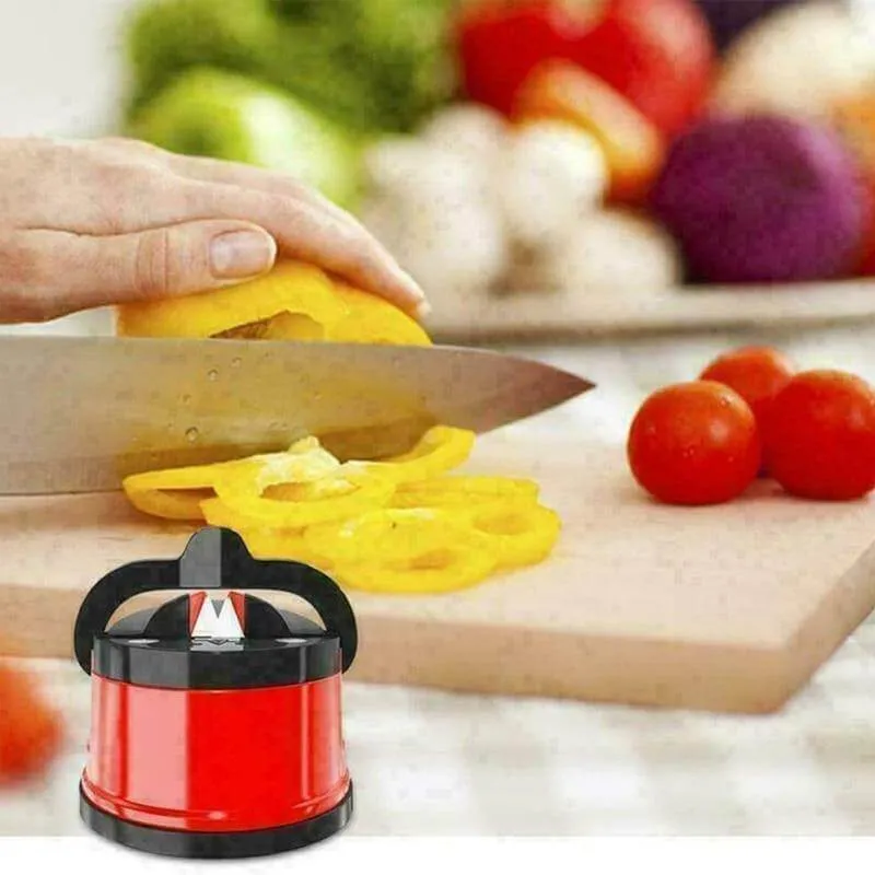 Kitchen Knife Sharpener Tool with Suction Pad