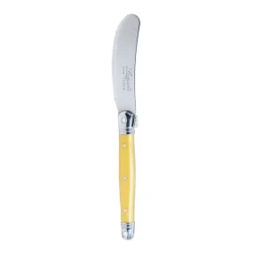 Laguiole Jean Dubost Deluxe Butter Knife Yellow