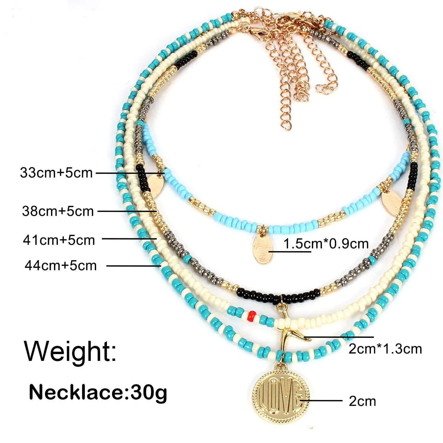 Layered Love Necklaces