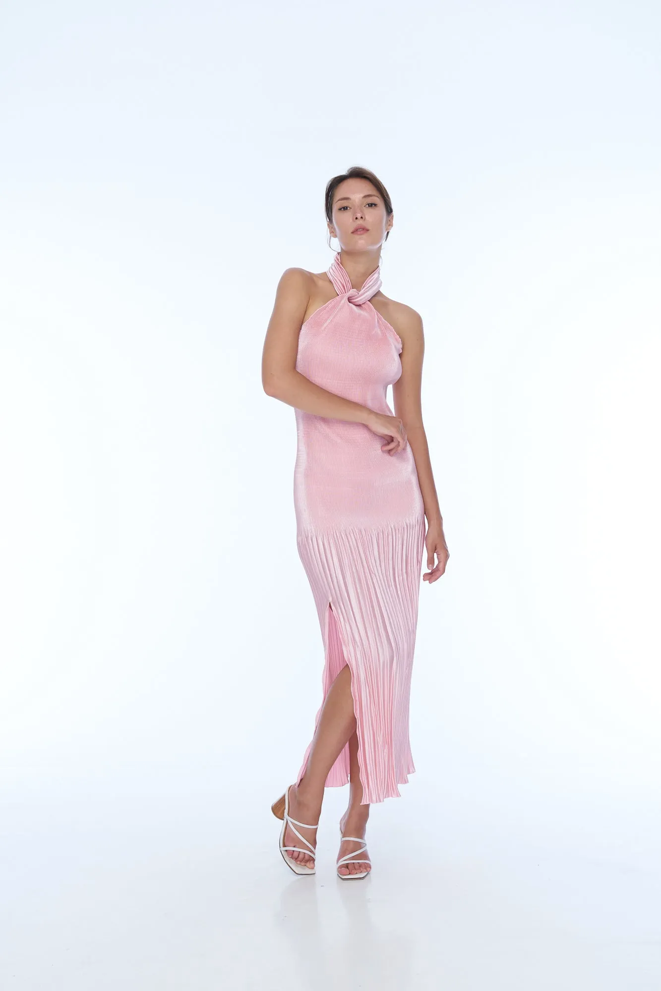 L'IDEE Woman Soiree Halter Gown Bloom