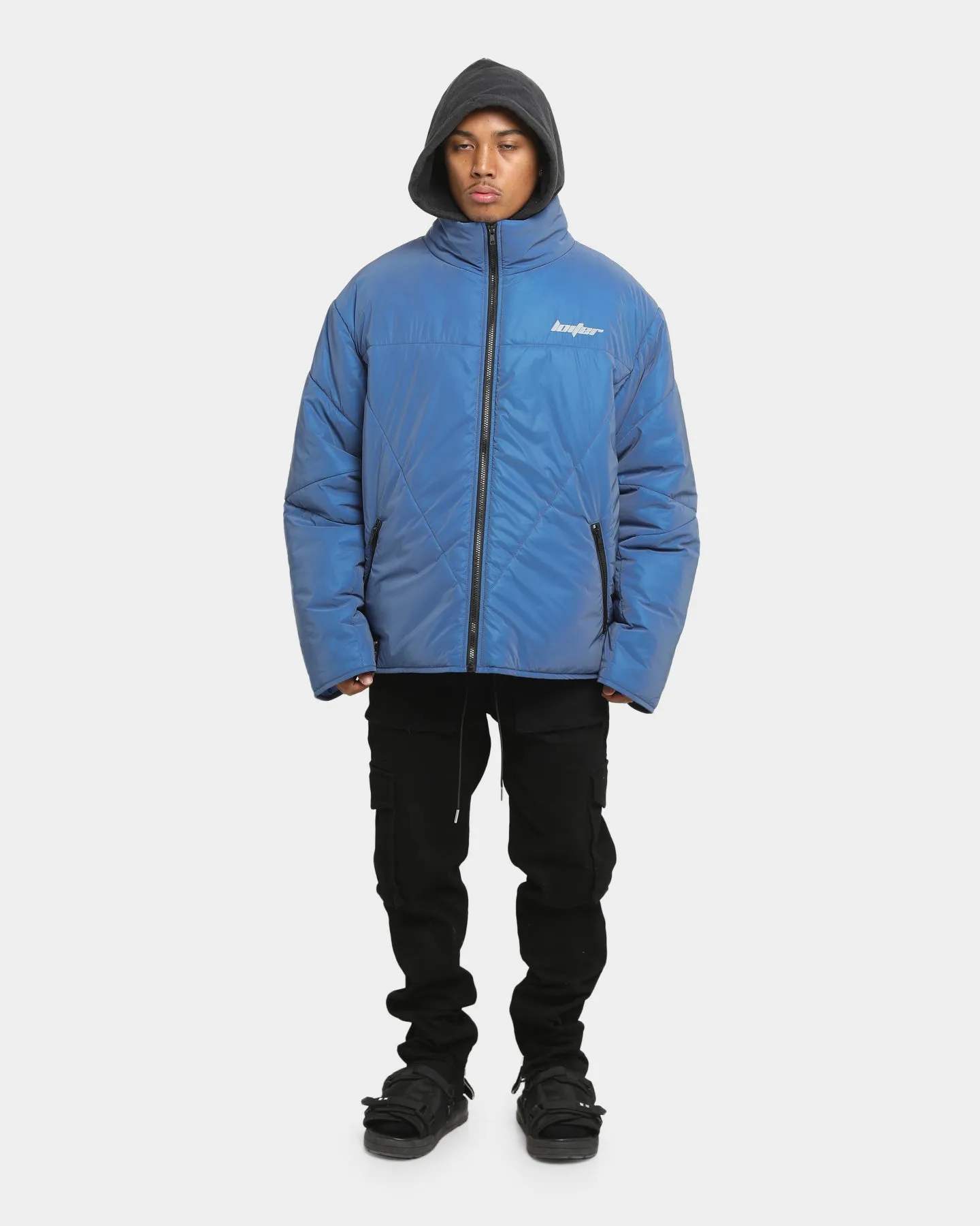 Loiter Reflective Spectrum Puffer Jacket V2 Navy