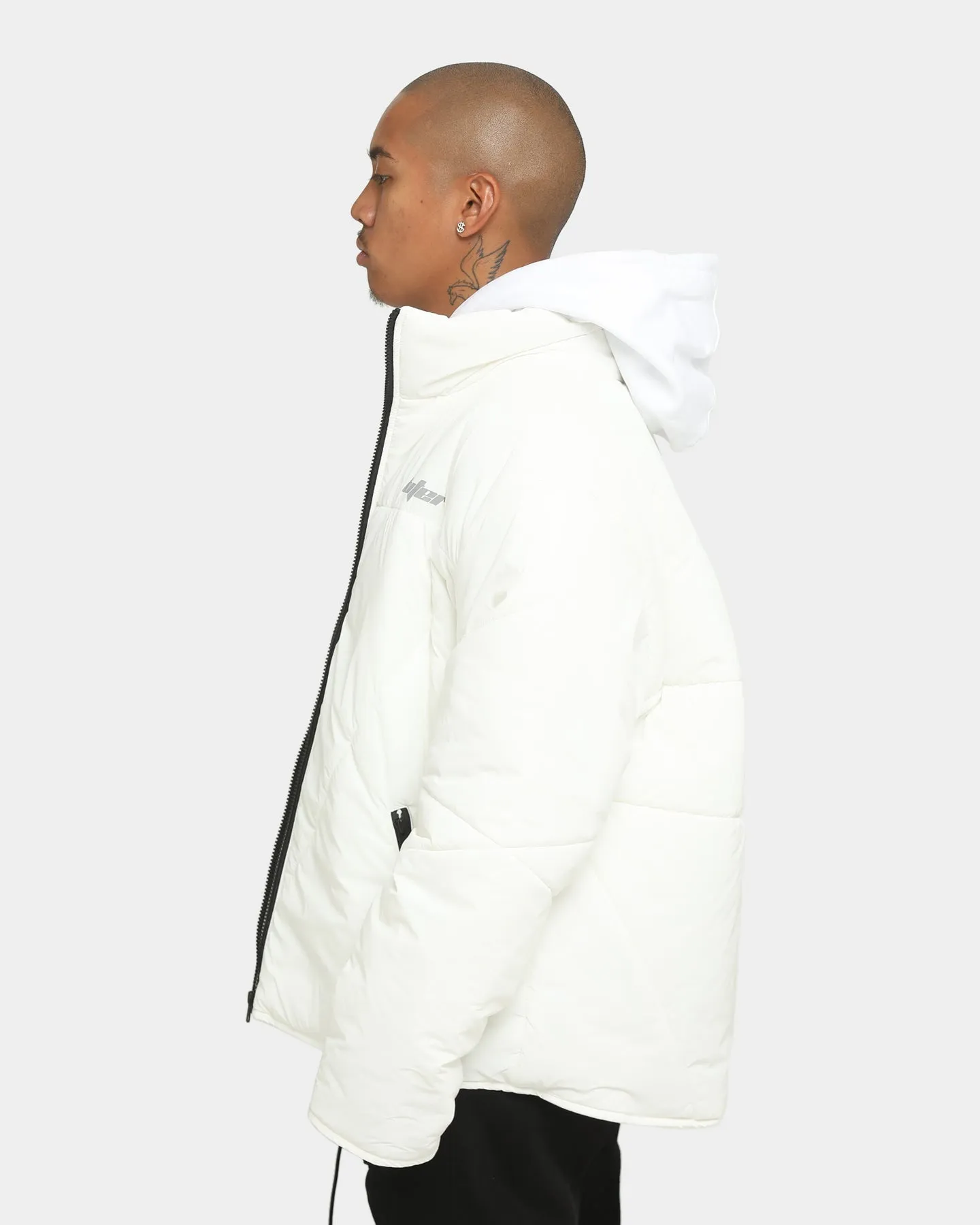 Loiter Reflective Spectrum Puffer Jacket V2 Pearl/White