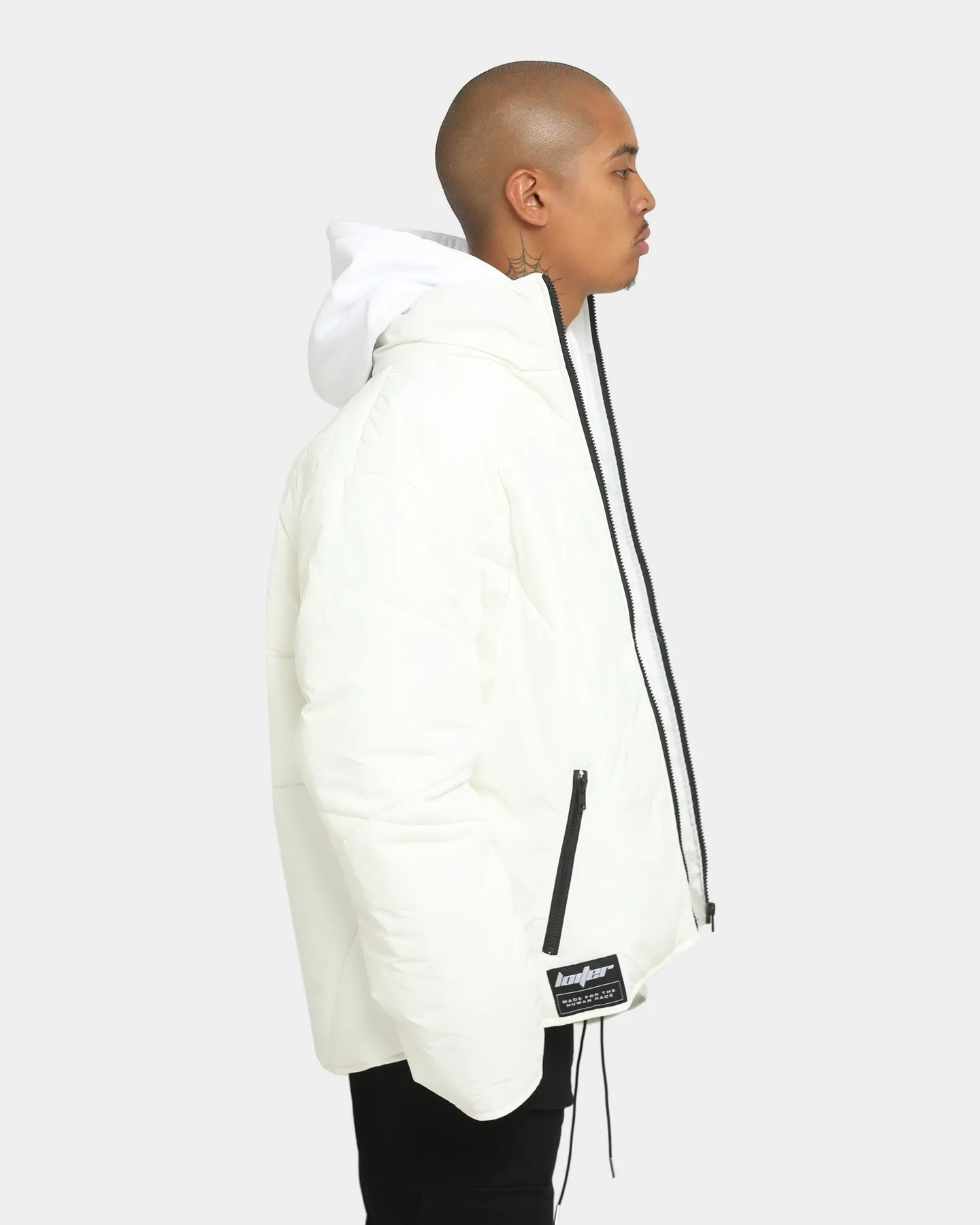 Loiter Reflective Spectrum Puffer Jacket V2 Pearl/White