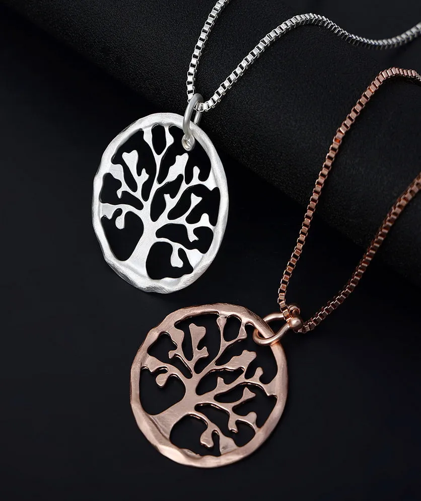 Long Sweater Necklace for Women Pendant Necklace Tree Of Life