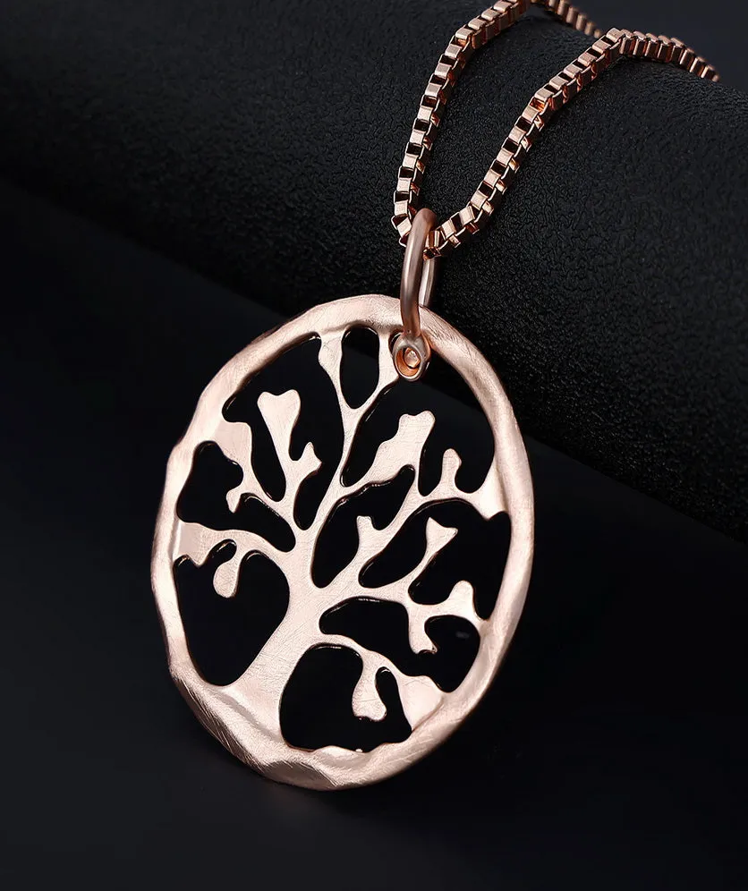 Long Sweater Necklace for Women Pendant Necklace Tree Of Life