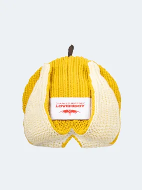 LOVERBOY BY CHARLES JEFFREY CHUNKY BANANA BEANIE