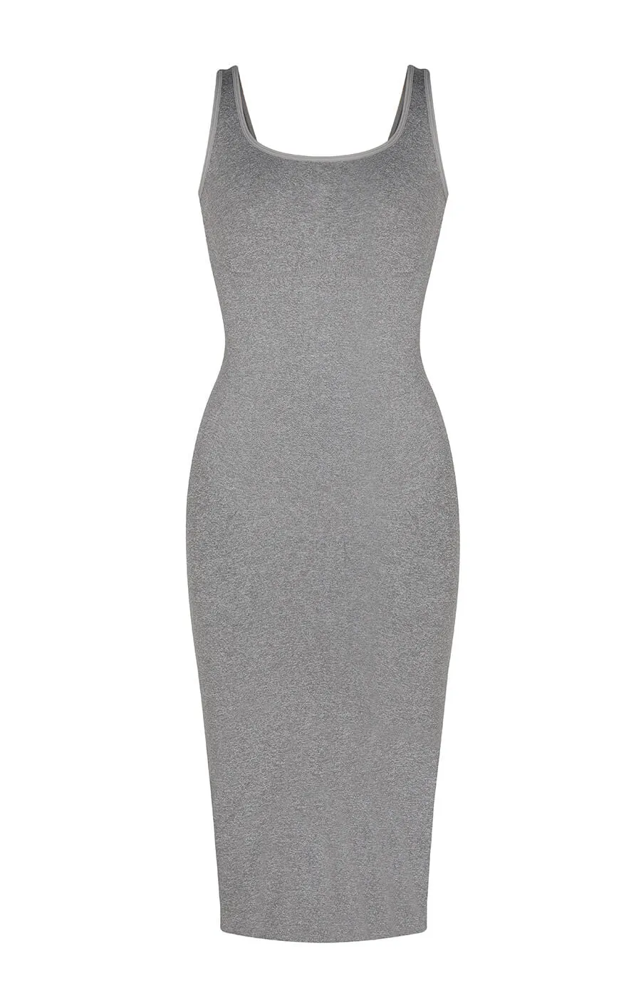 Luxxsculpt® Built-In 360° Contour Midi Shaping Dress