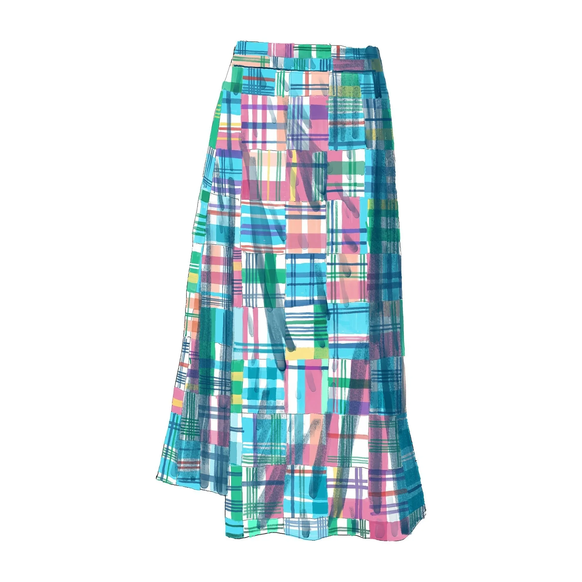 Madras Skirt