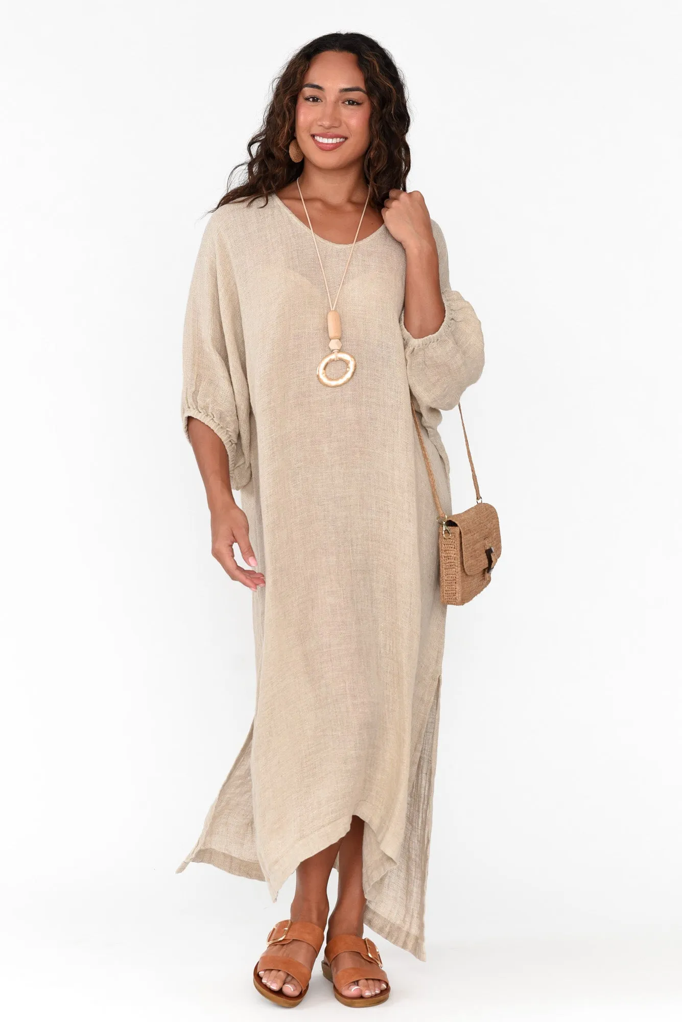 Marcel Natural Linen Dress