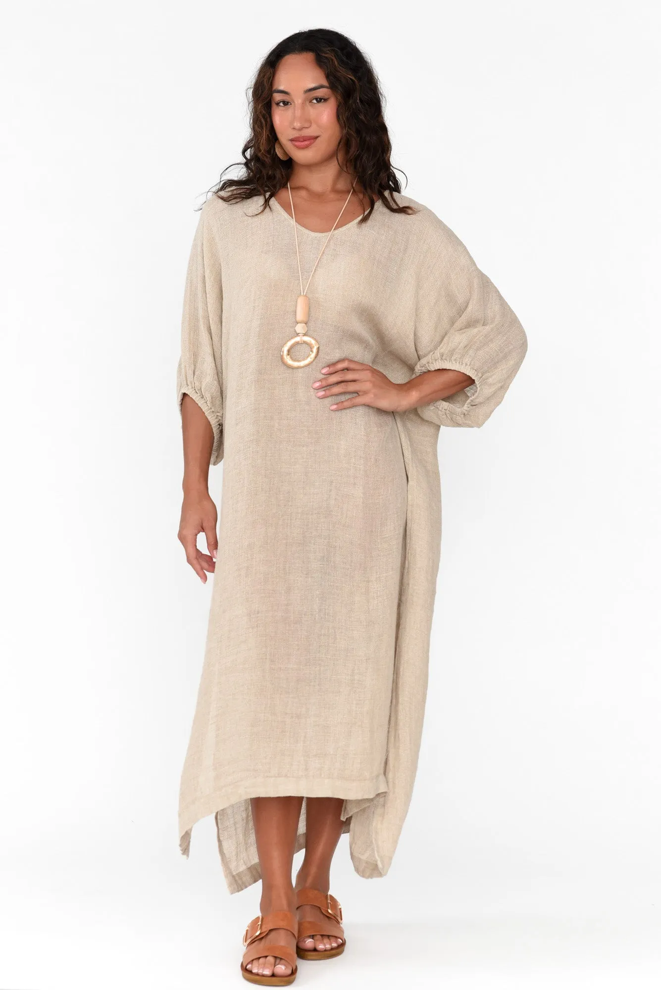 Marcel Natural Linen Dress