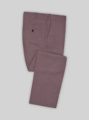 Marco Stretch Mystic Mauve Wool Pants