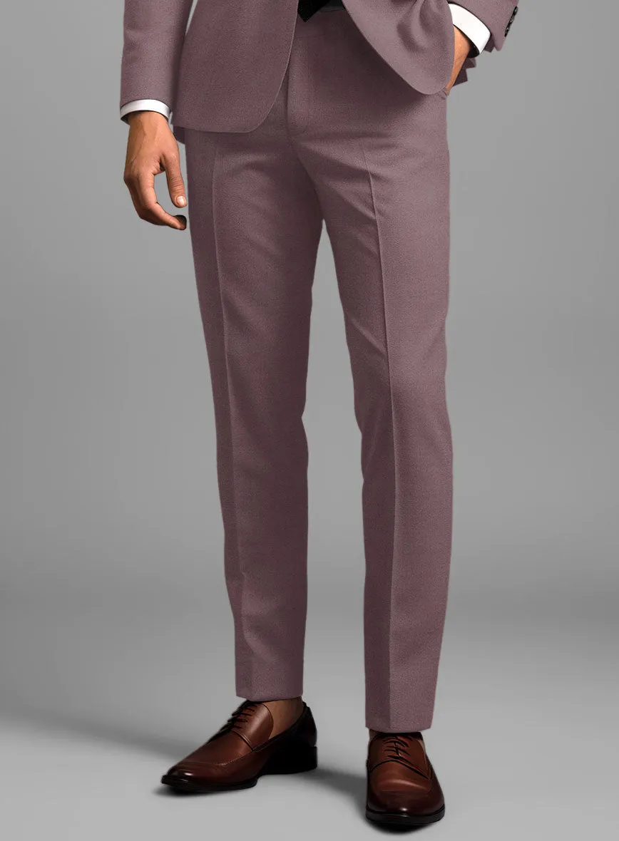 Marco Stretch Mystic Mauve Wool Pants