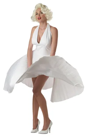 Marilyn Monroe Deluxe White Dress