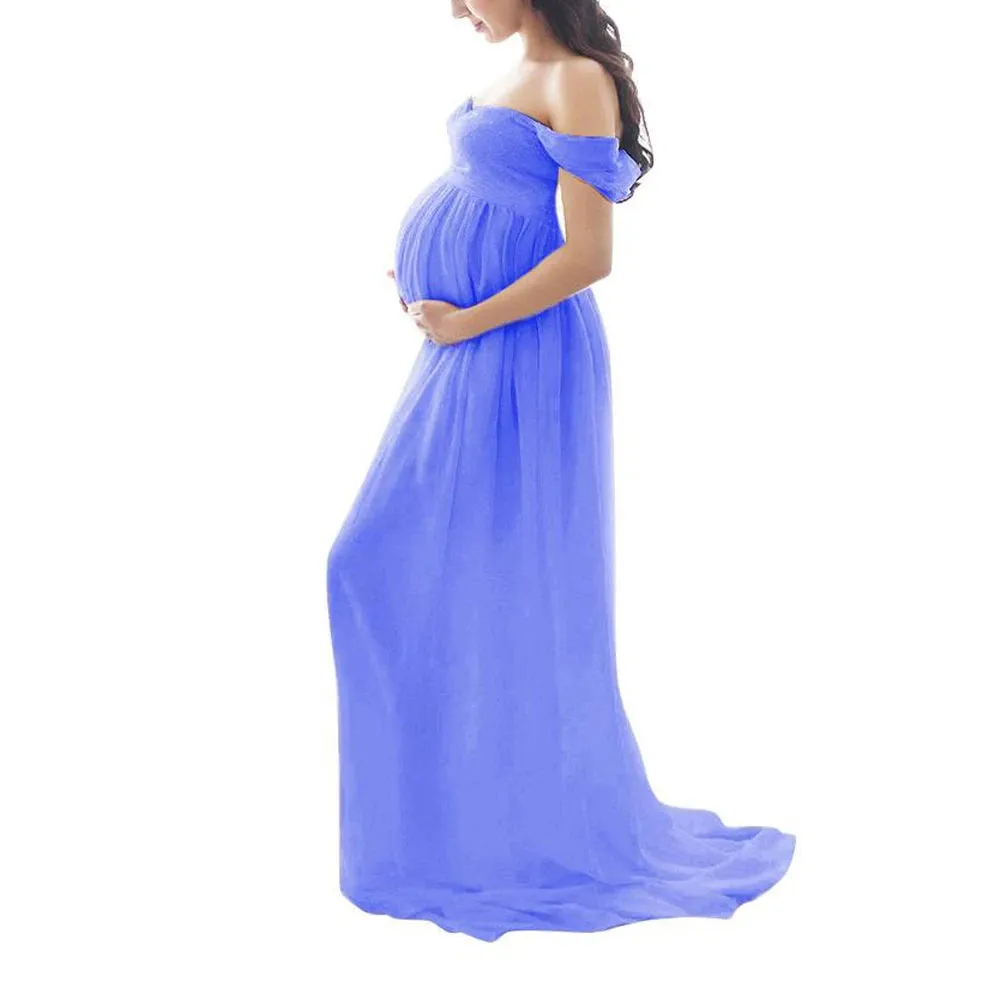 Maternity Dresses For Photo Shoot Sexy Robe Grossesse Shooting Photo Maxi Dress Wedding Party Photography Pregnant Women Clothe