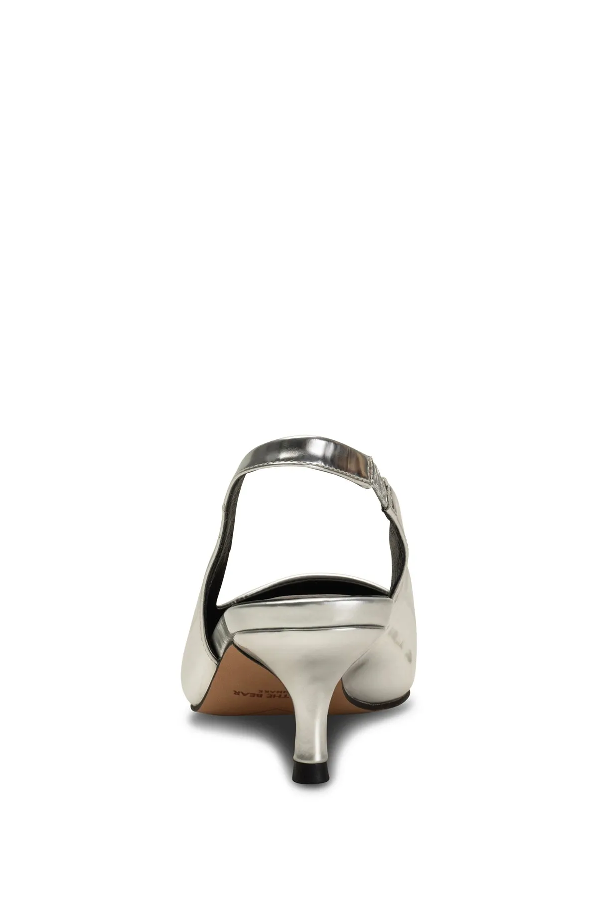 Maxine Slingback Silver Metallic