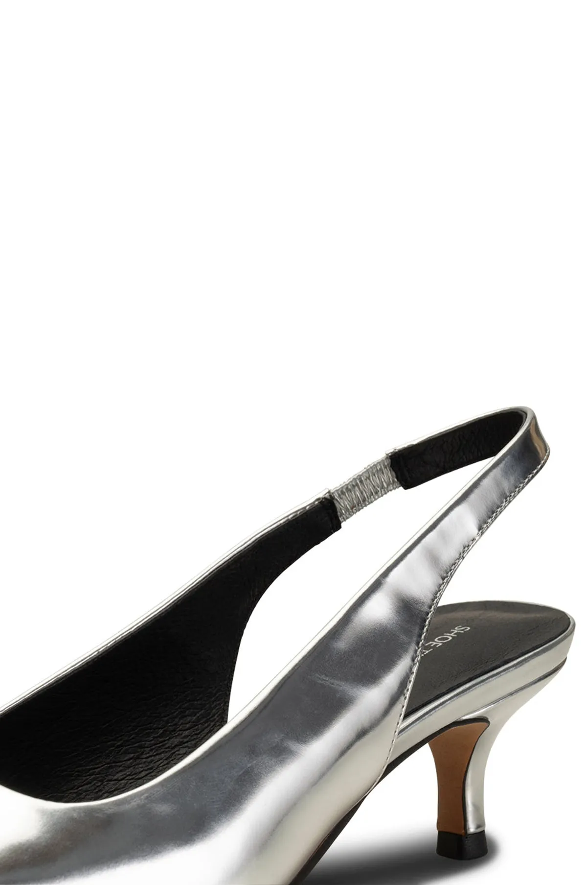 Maxine Slingback Silver Metallic