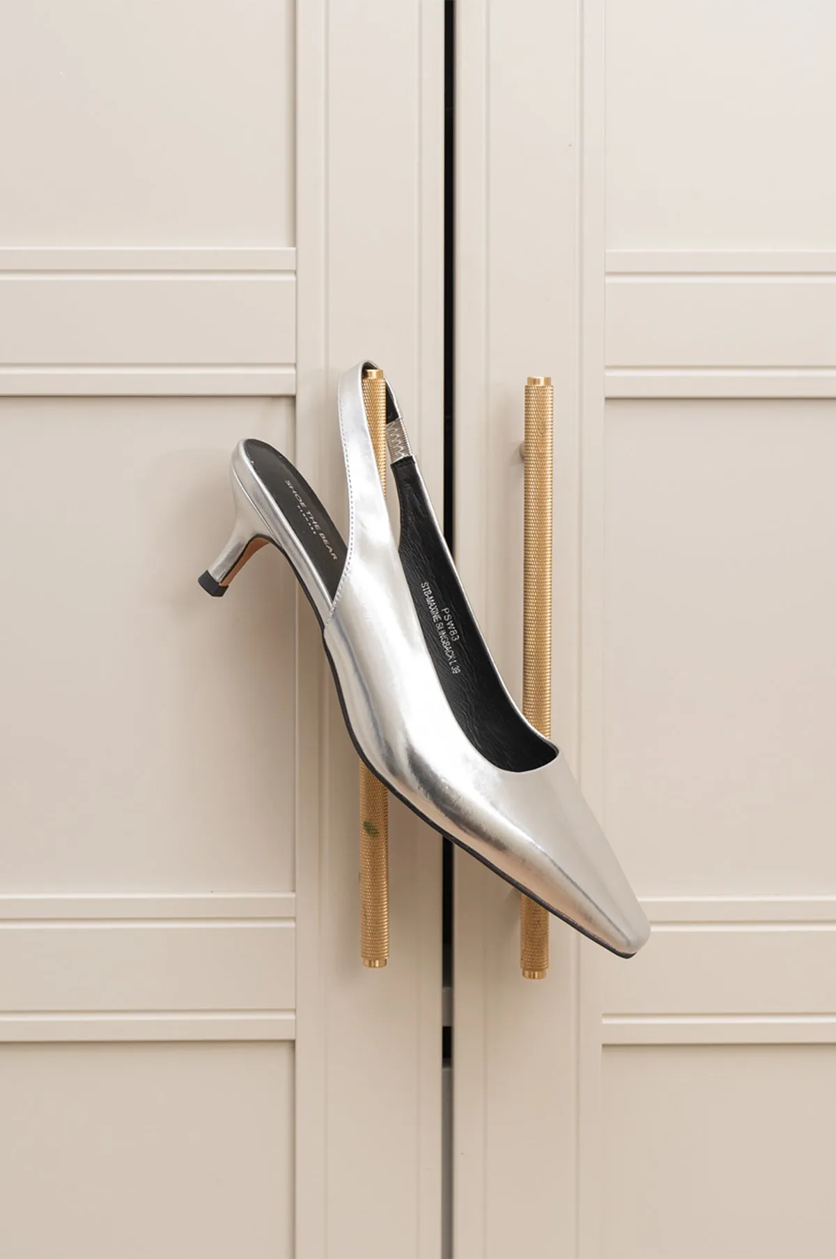 Maxine Slingback Silver Metallic