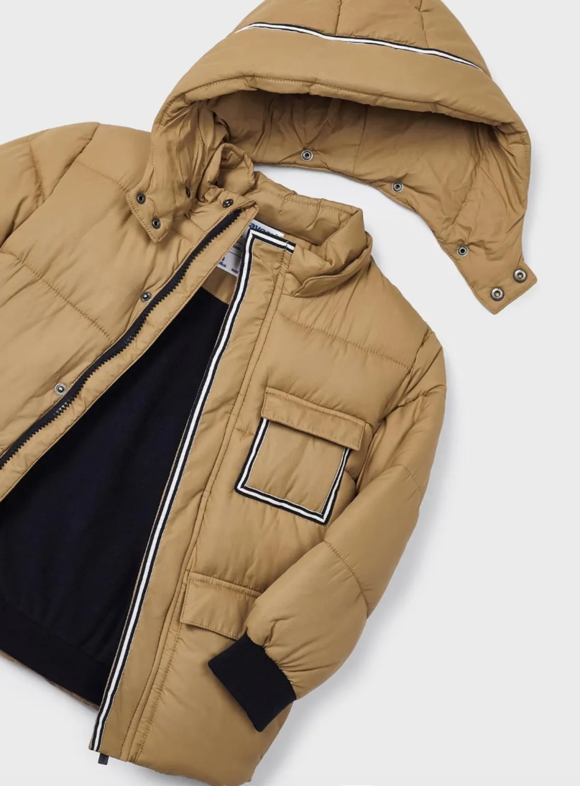 Mayoral Boys Eco Friends Chestnut Puffer Jacket