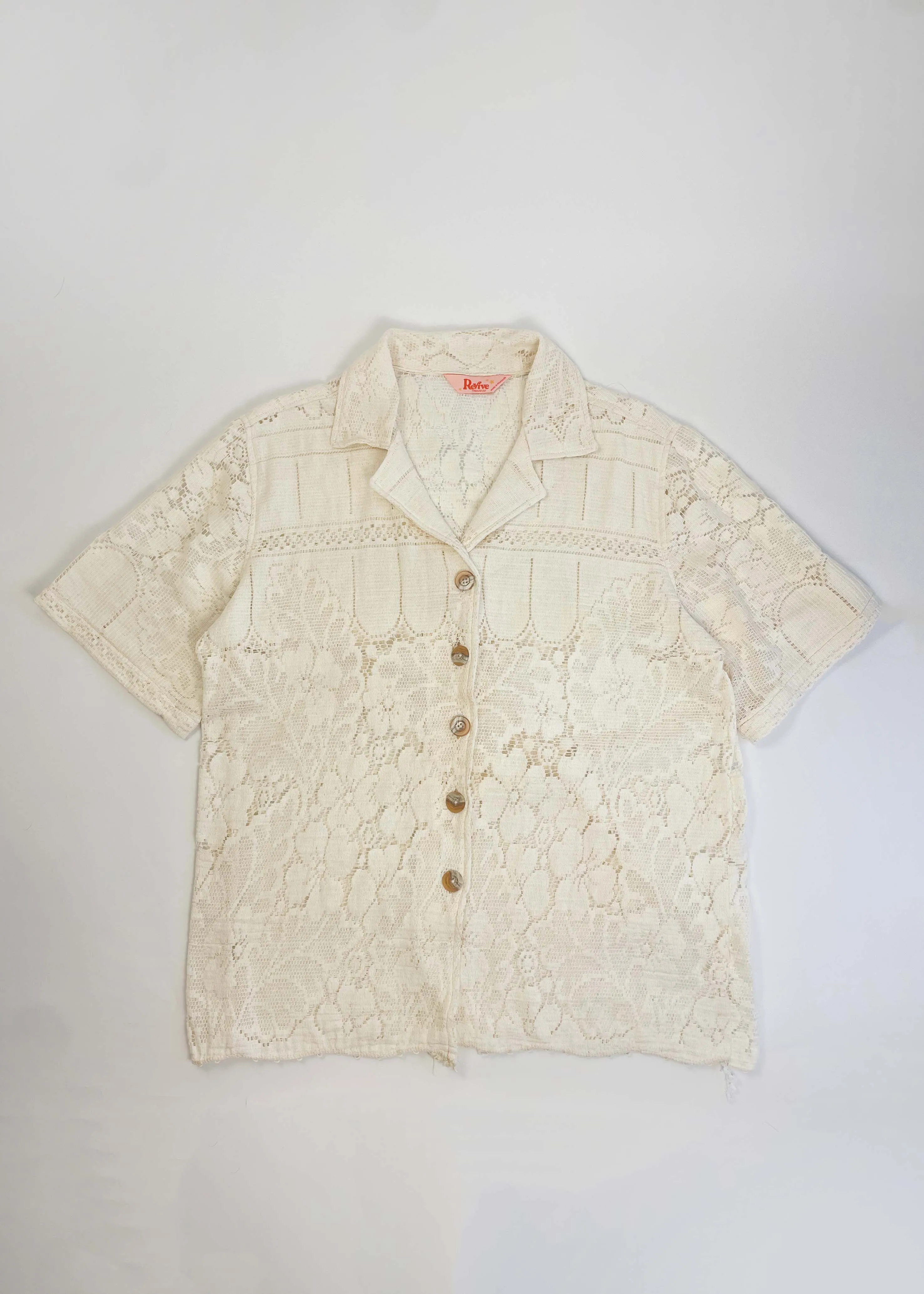 Mens Embroidred Camp Button Down