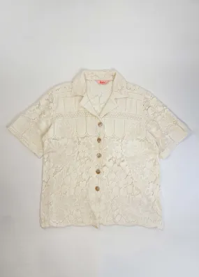 Mens Embroidred Camp Button Down