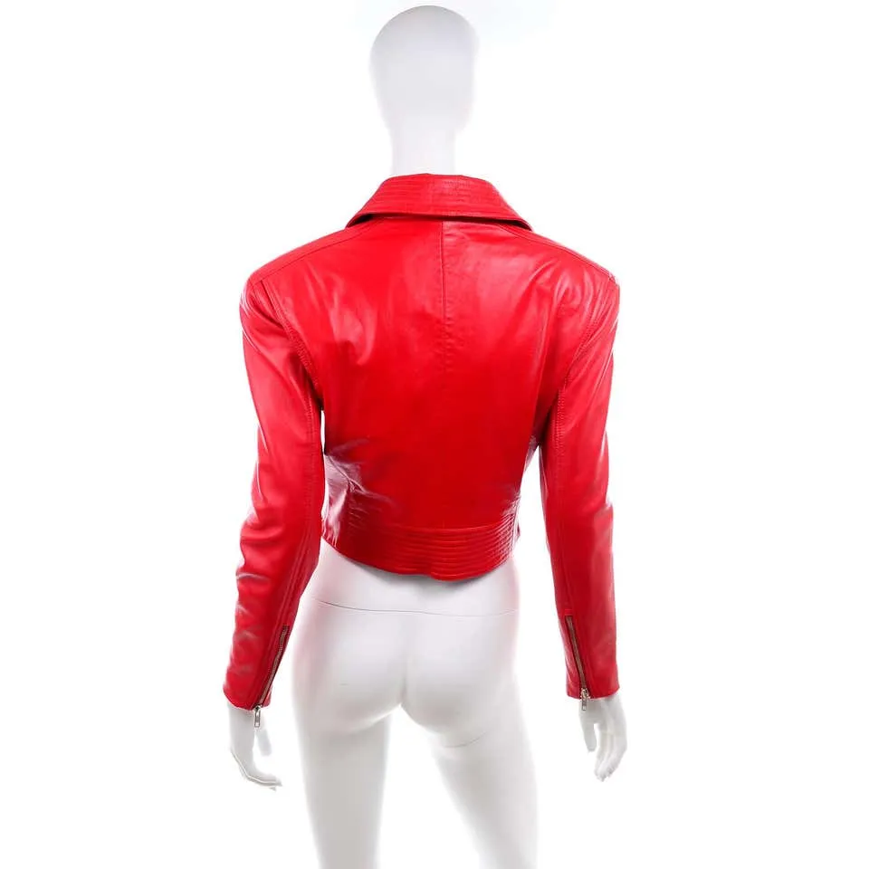 Michael Hoban Vintage Red Leather Jacket From North Beach Leather