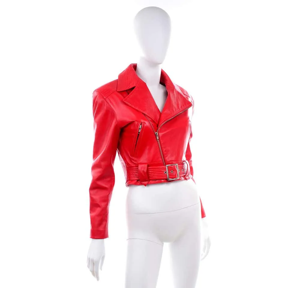 Michael Hoban Vintage Red Leather Jacket From North Beach Leather