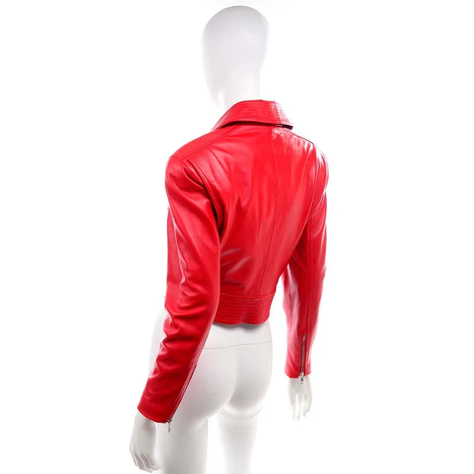 Michael Hoban Vintage Red Leather Jacket From North Beach Leather