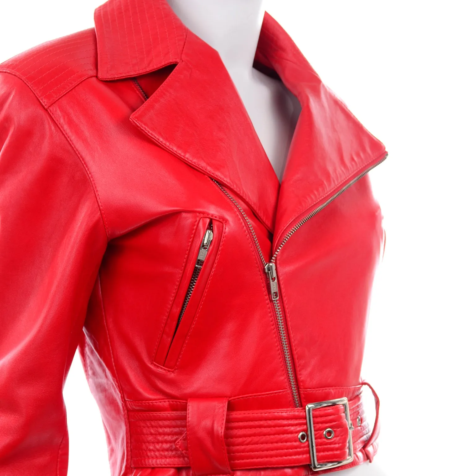 Michael Hoban Vintage Red Leather Jacket From North Beach Leather