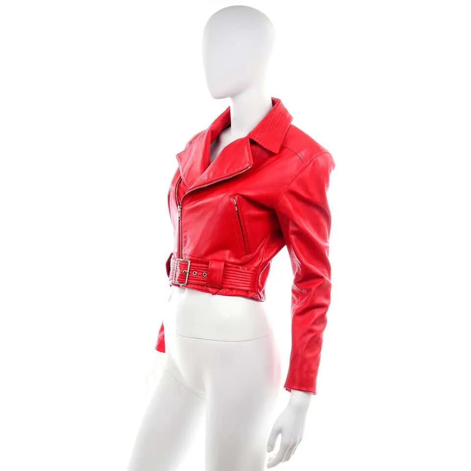 Michael Hoban Vintage Red Leather Jacket From North Beach Leather