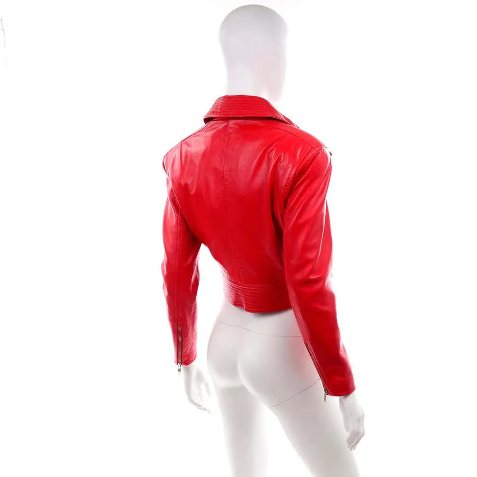 Michael Hoban Vintage Red Leather Jacket From North Beach Leather