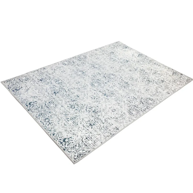 Mozaic Tiles Grey Designer Non-Slip Large Rug