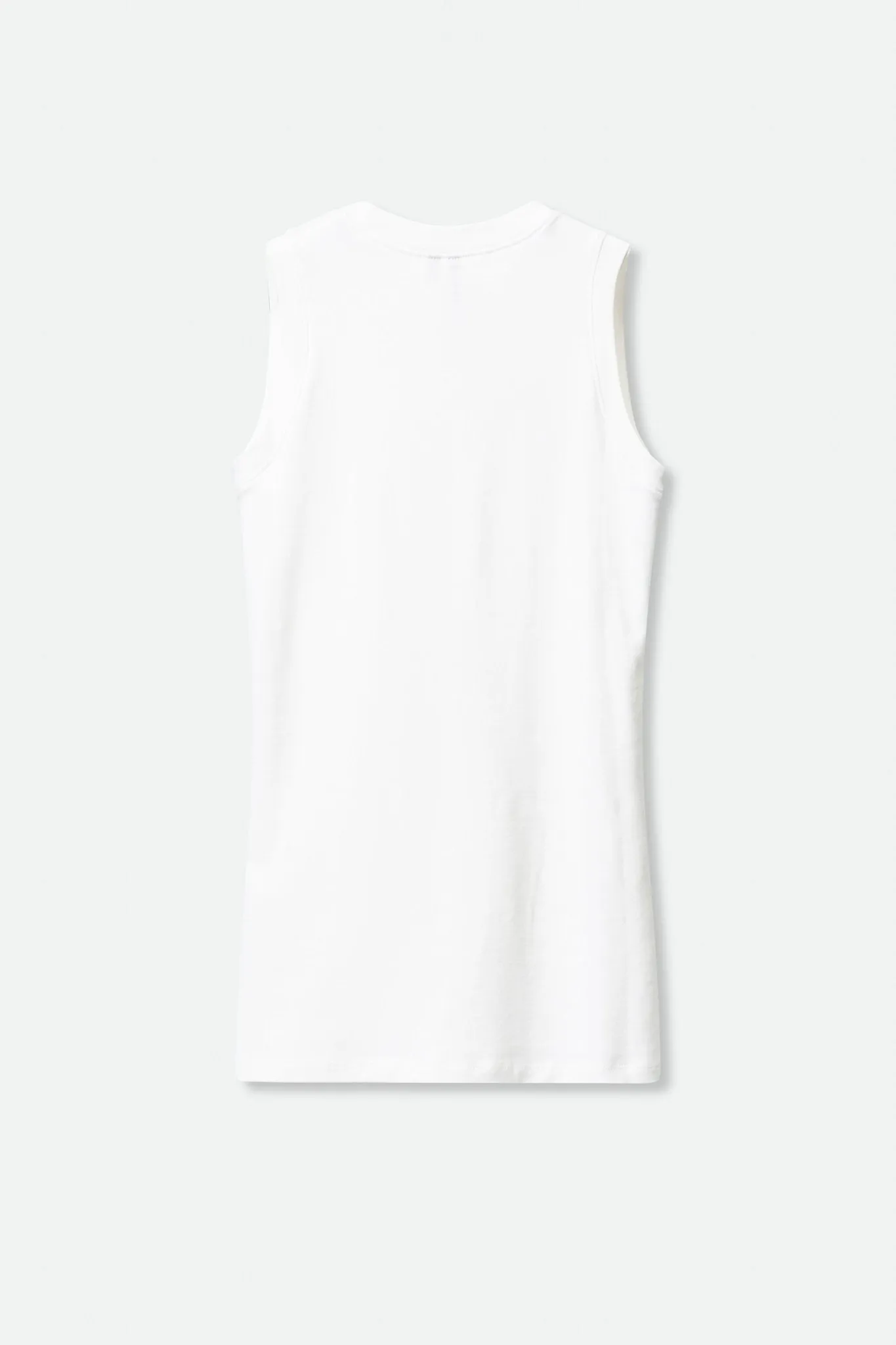 MUSCLE TANK HIGH HIP LENGTH IN PIMA COTTON