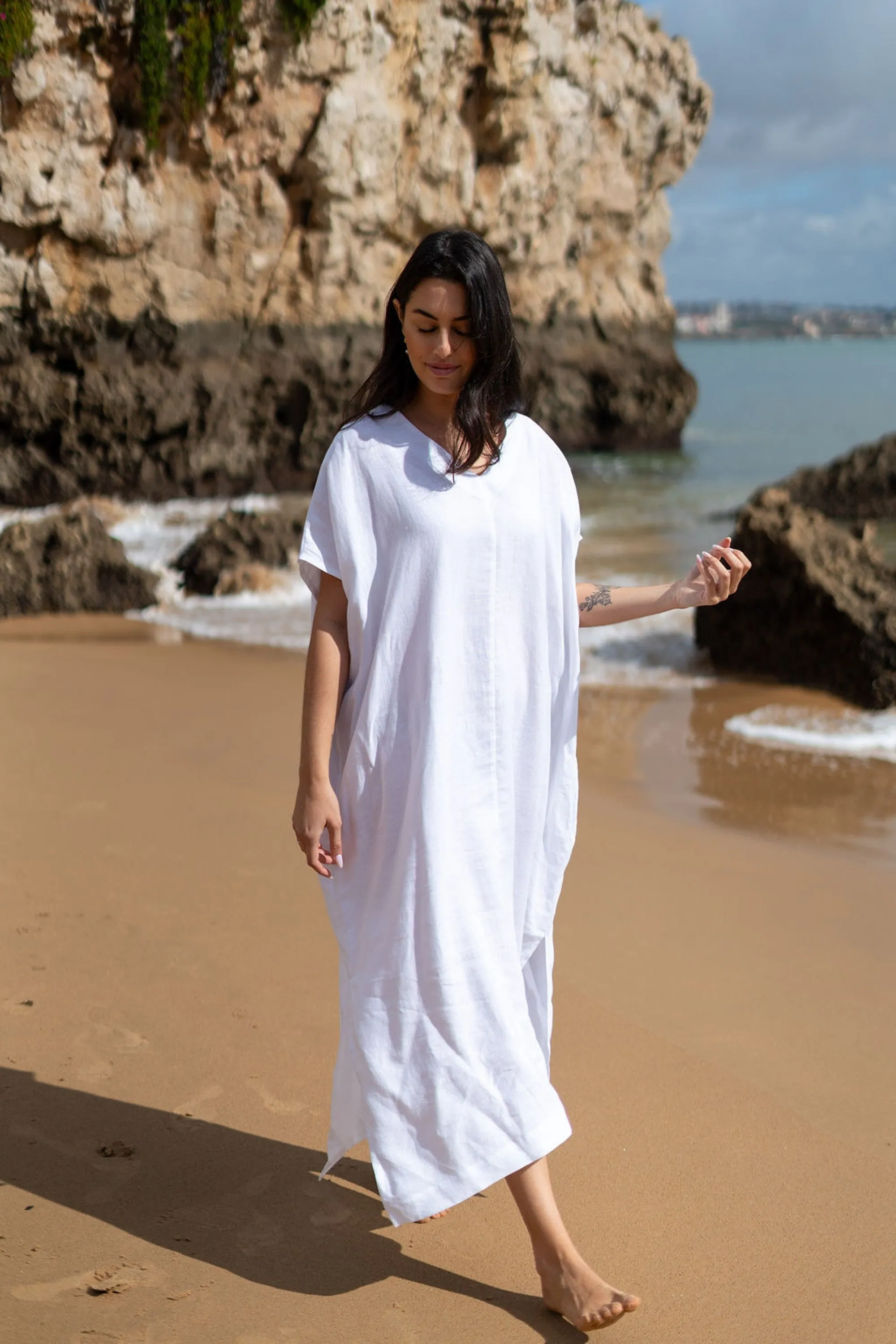 Naomi Dress Coconut Milk White