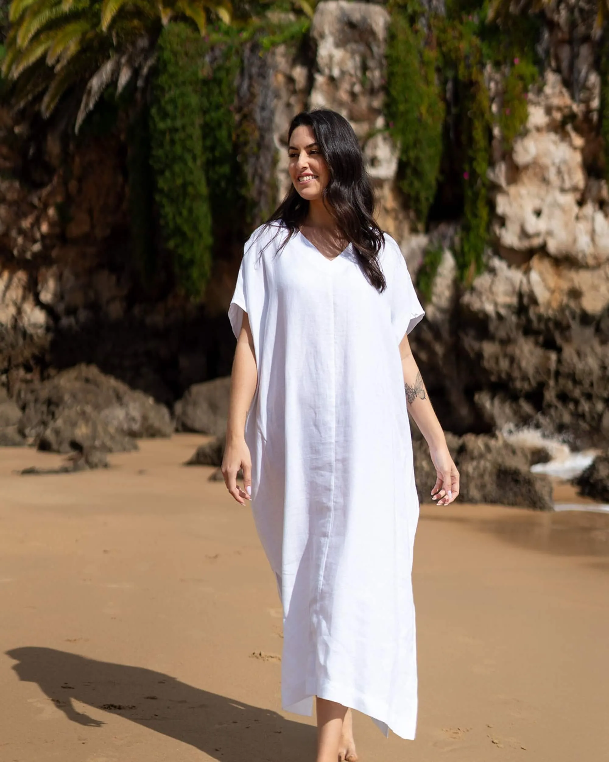 Naomi Dress Coconut Milk White