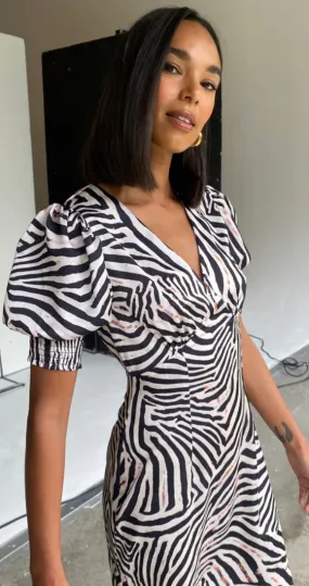 NEVERFULLY DRESSED Zebra May Dress