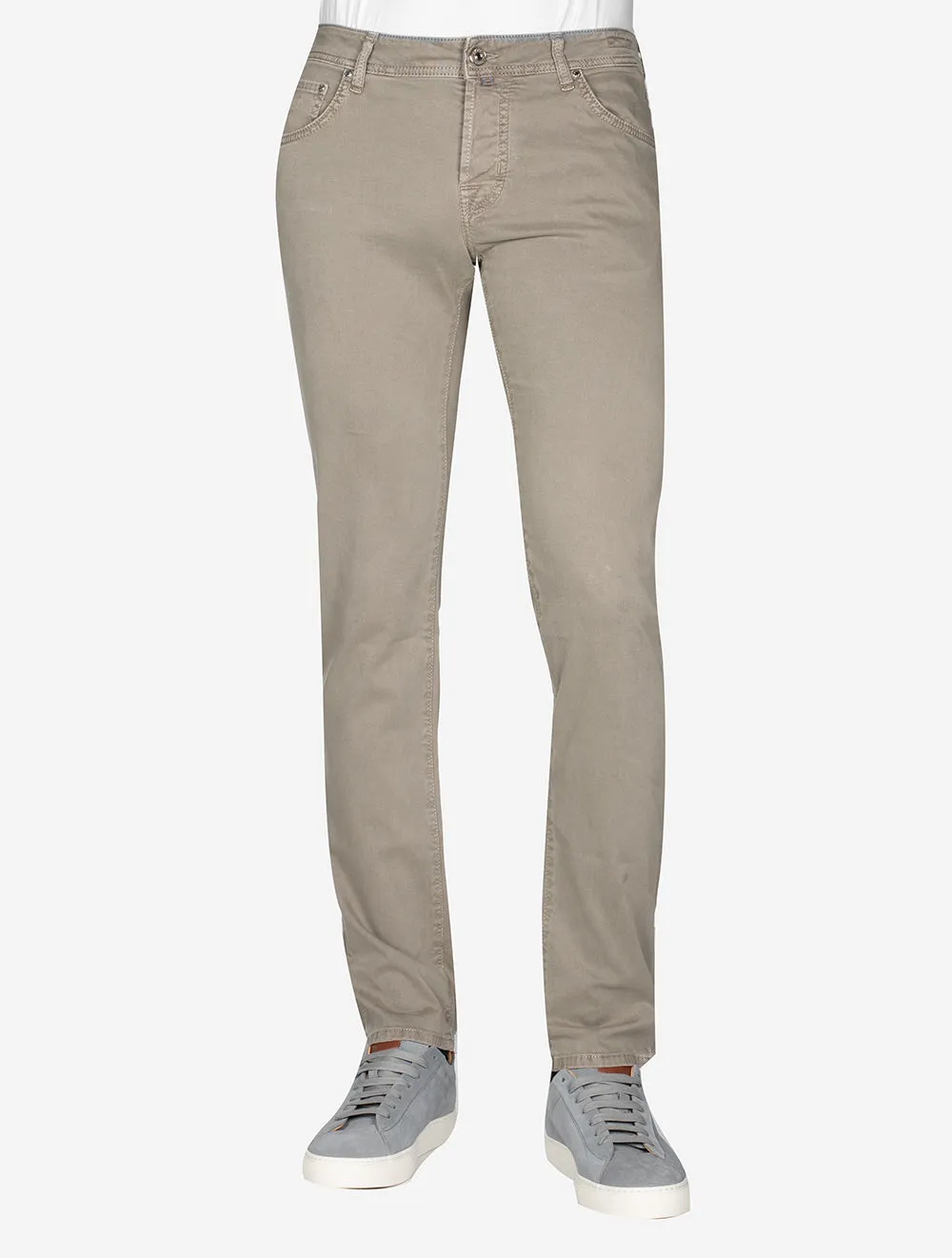 Nick 5 Pocket Chino Taupe