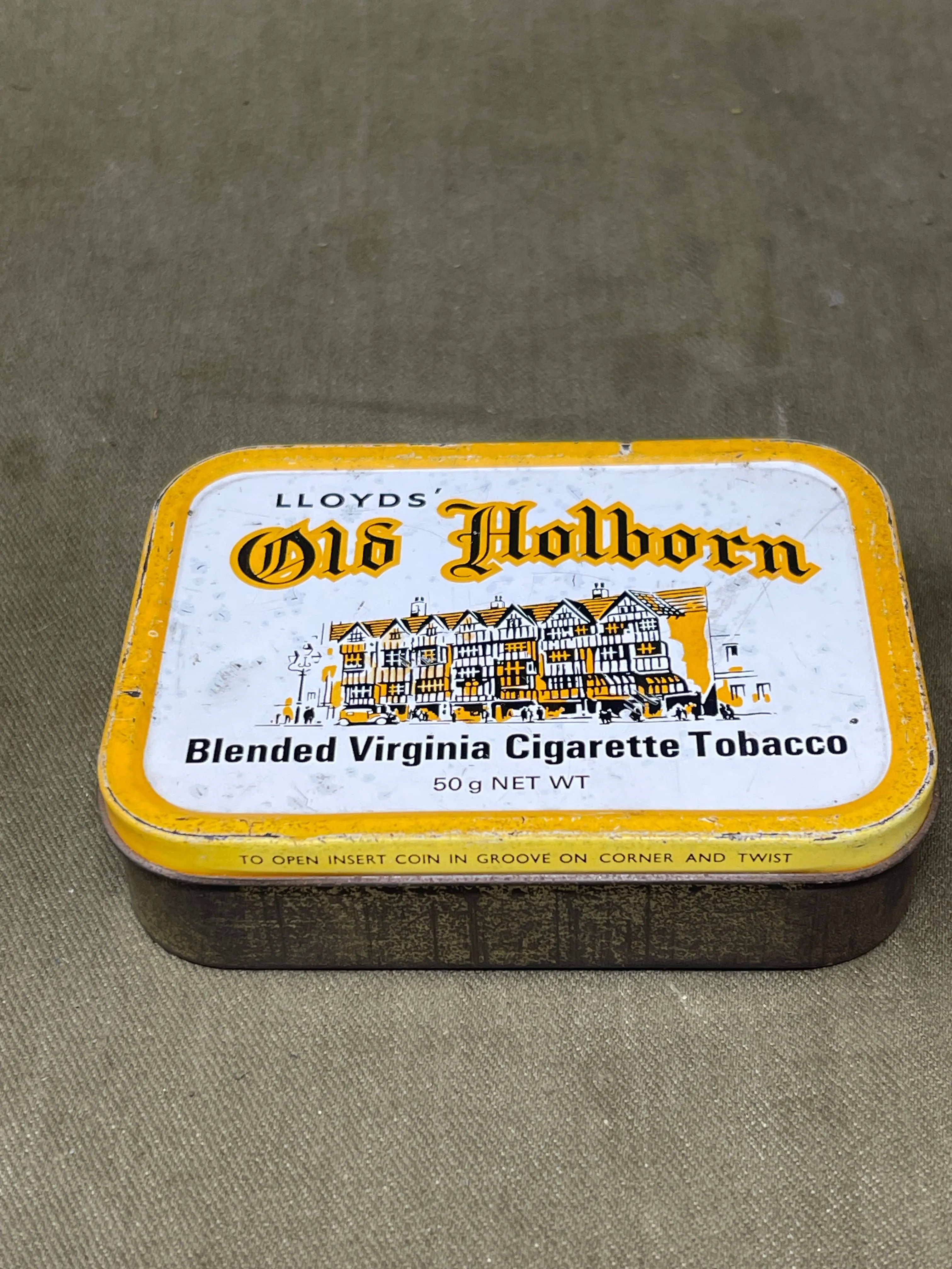 Old Holburn Tobacco Tin