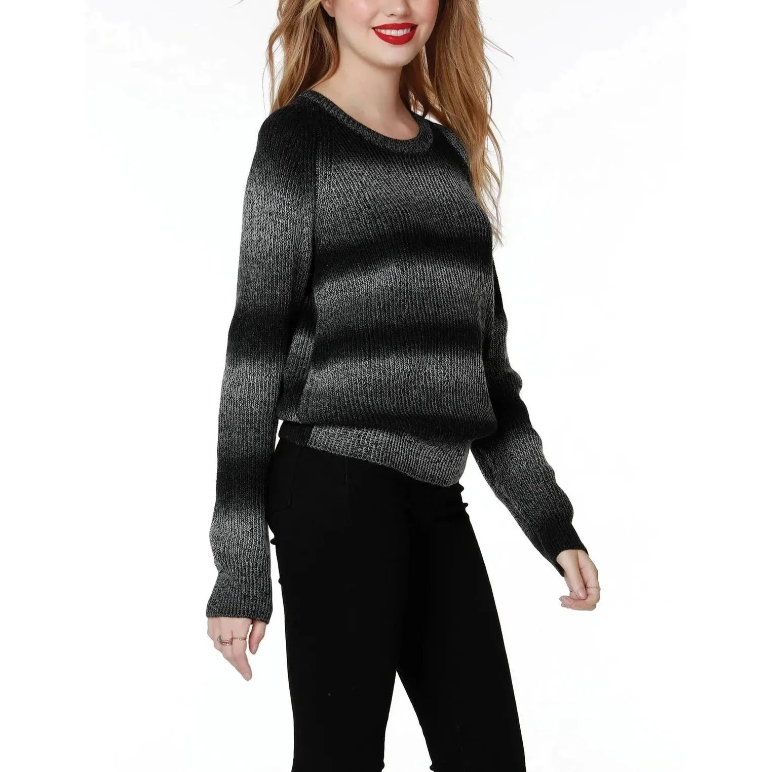 Ombre Raglan Sweater.