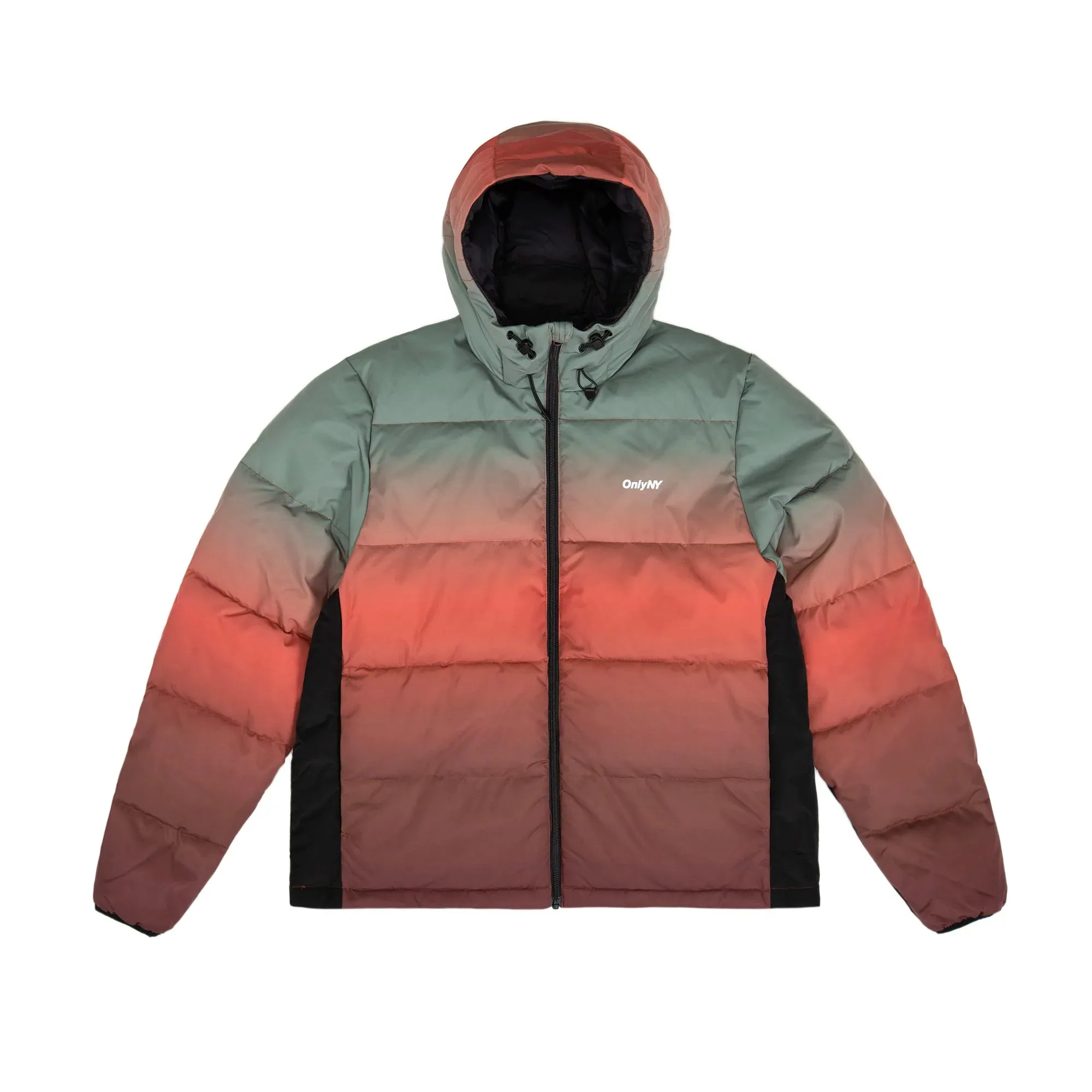 Only NY Mens Gradient Snorkel Puffer Jacket