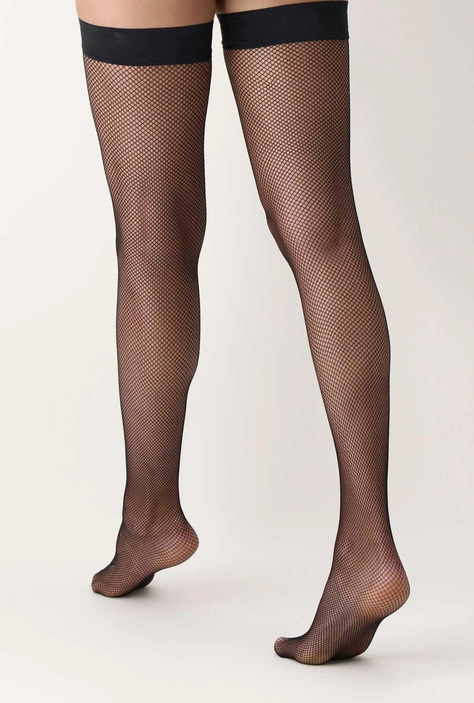 Oroblu Tricot Micro Fishnet Stay Ups