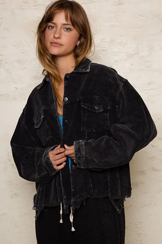 Oversized Corduroy Jacket