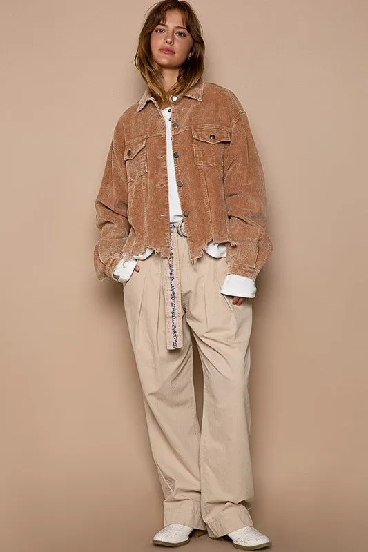 Oversized Corduroy Jacket