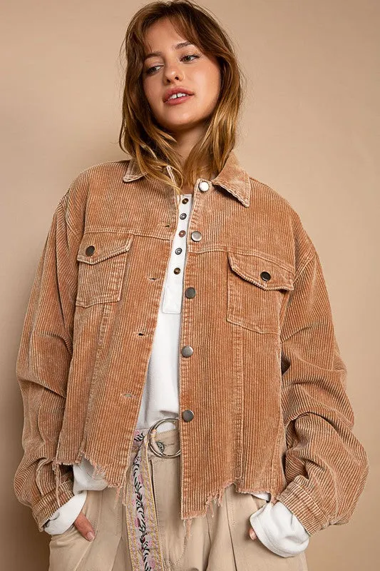 Oversized Corduroy Jacket