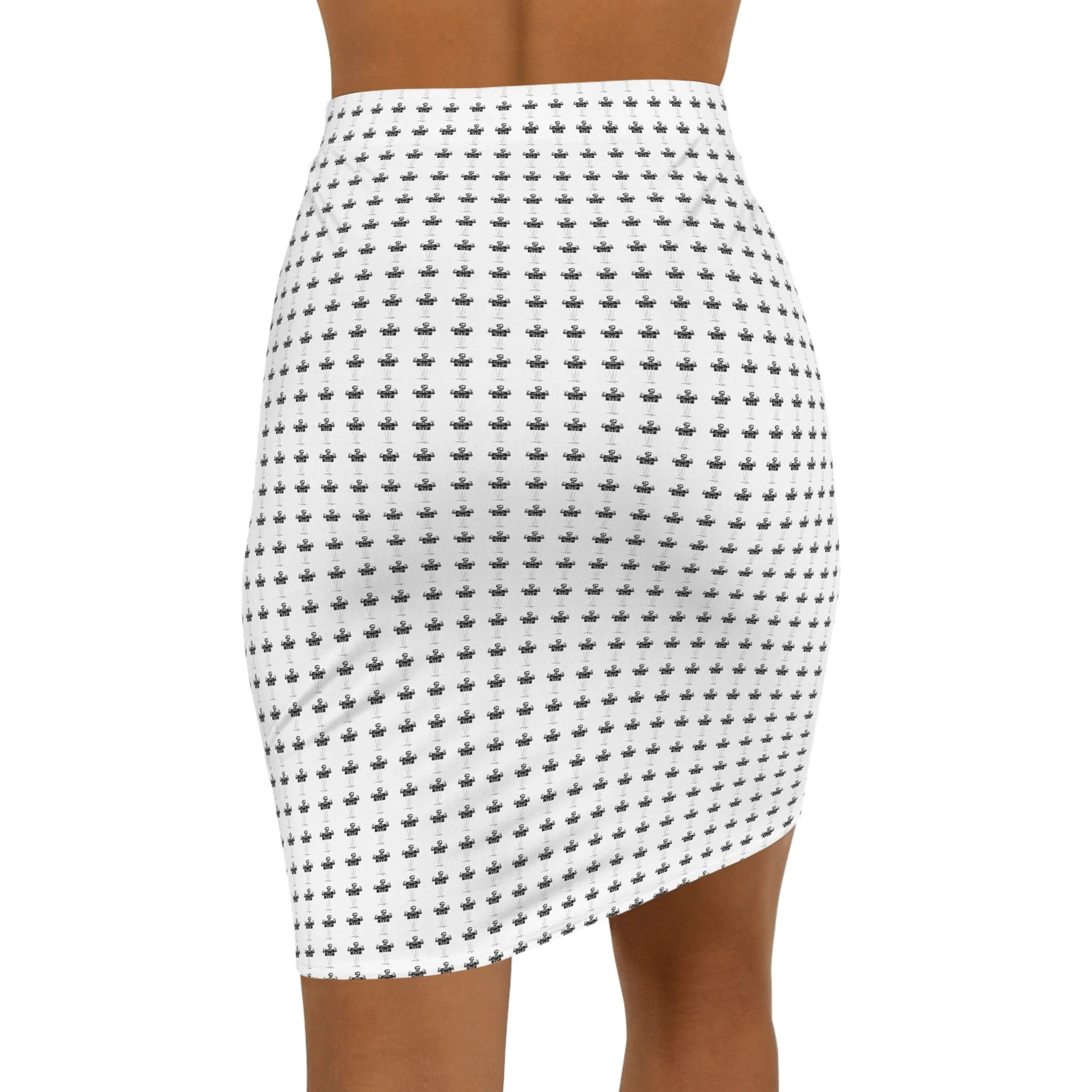 OWN MAN Women's Mini Skirt White