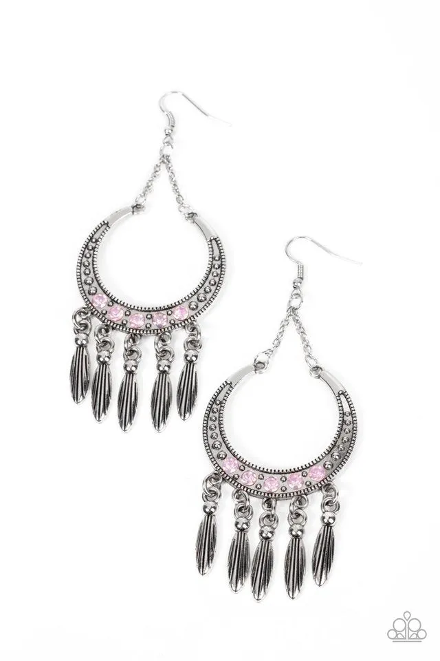 Paparazzi Earring ~ Day to DAYDREAM - Pink