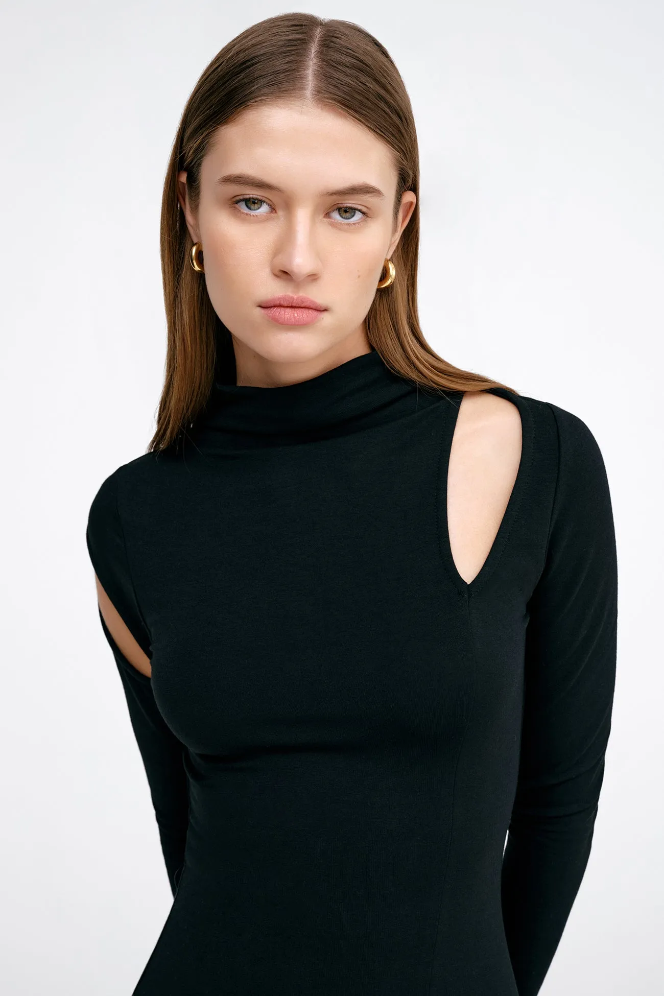 Park Mock Neck Dress