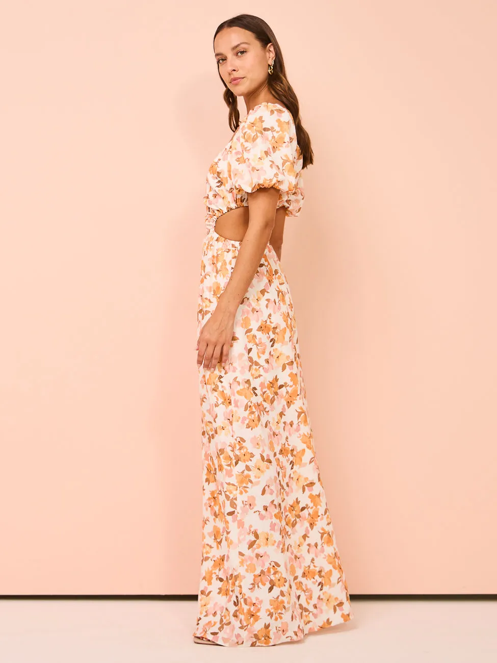 Peony Forever Maxi Dress in Sweet Nothings