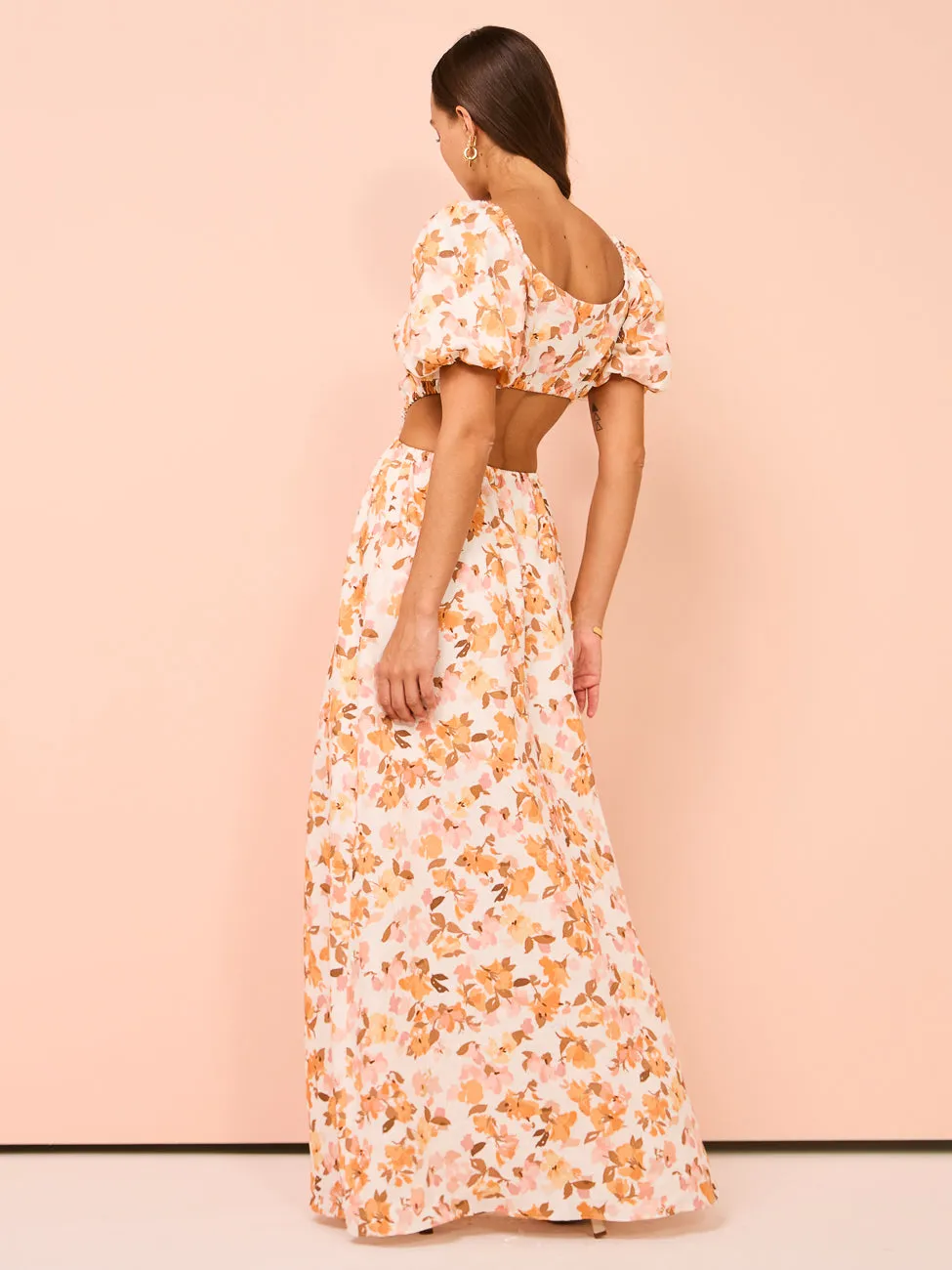 Peony Forever Maxi Dress in Sweet Nothings