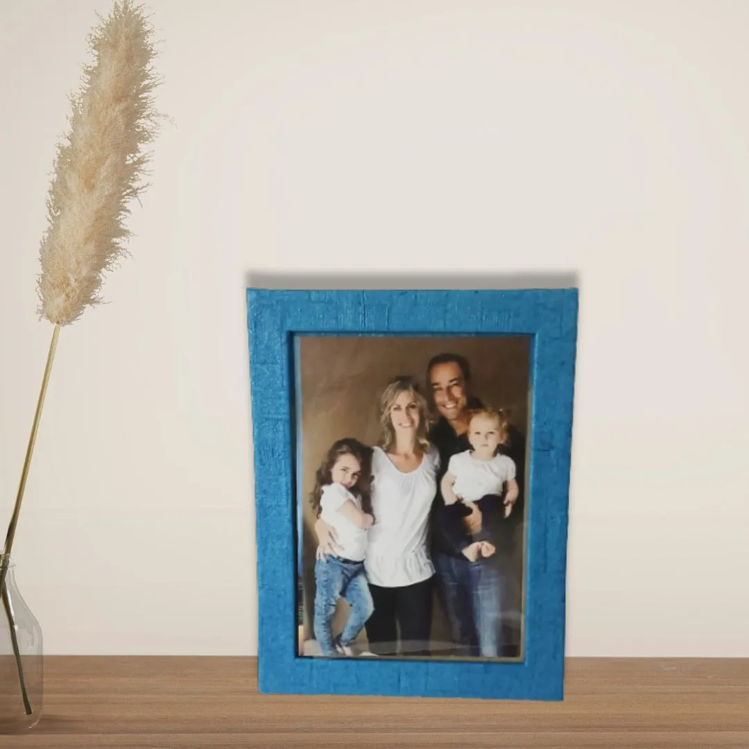 Photo Frame Hand Made Paper  Eco friendly 5x7inch colours May vary No Glass (10Pcs)